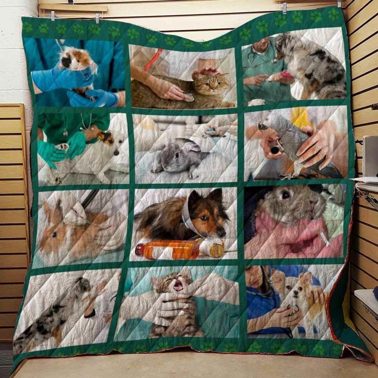 Keep Calm Is Vet Tech Blanket Th1707 Quilt