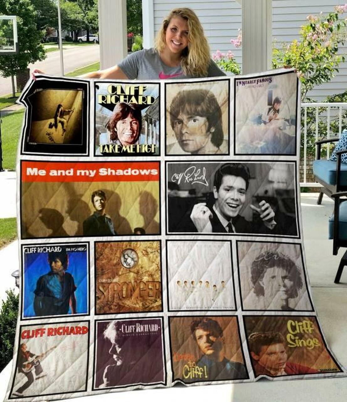 Sir Cliff Richard Quilt Blanket M150614 Quilt