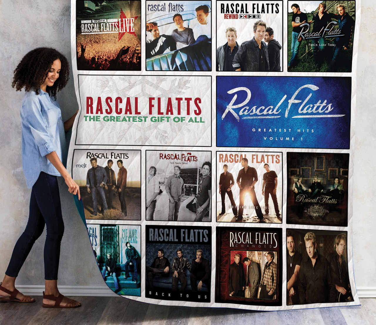 Rascal Fl Al Quilt Blanket New Arrival