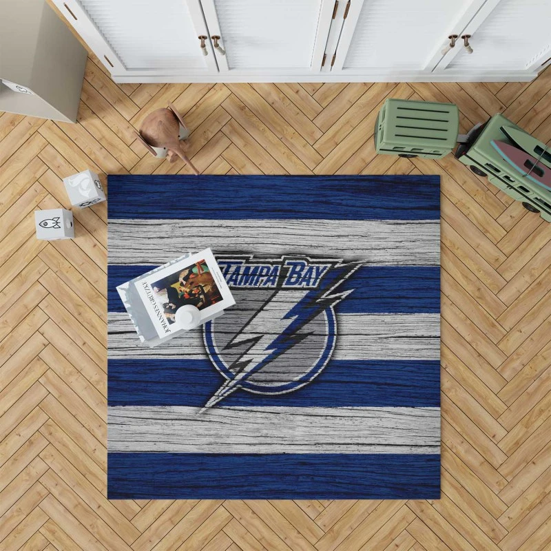 Tampa Bay Lightning Logo Rug