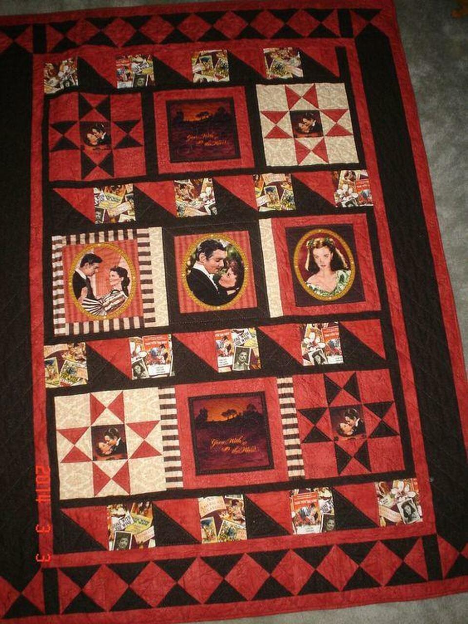 Gone With The Wind Quilt Blanket Tr12 Quilt