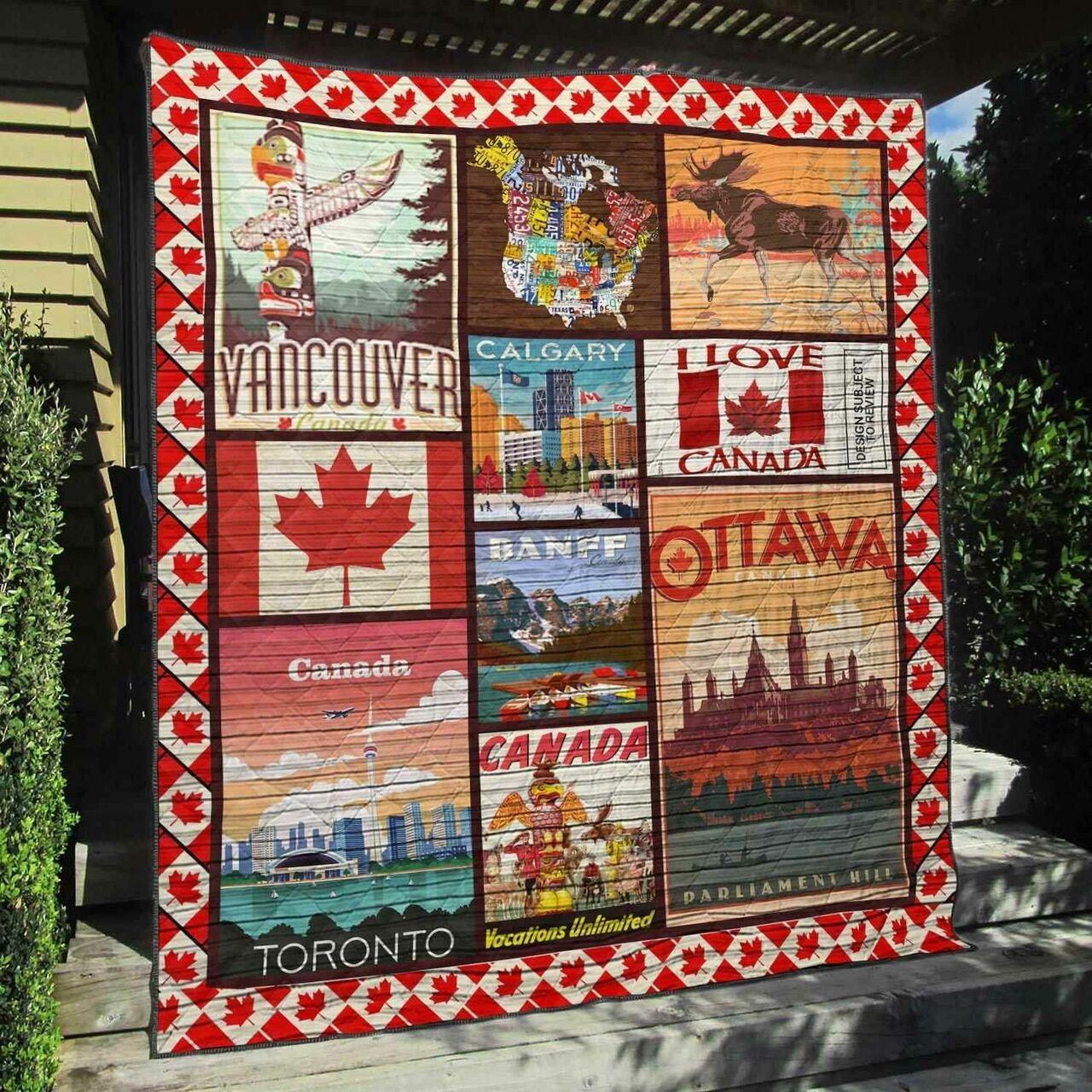 Canada 1 Blanket Th1607 Quilt
