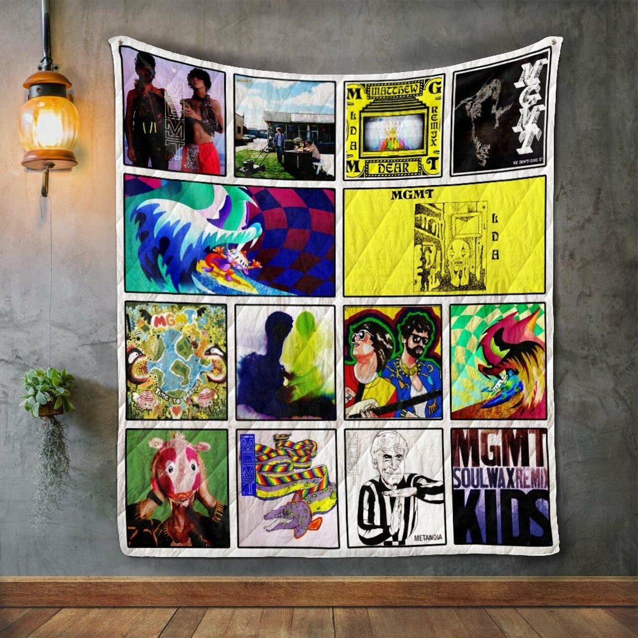 Mgmt Album Co Quilt Blanket