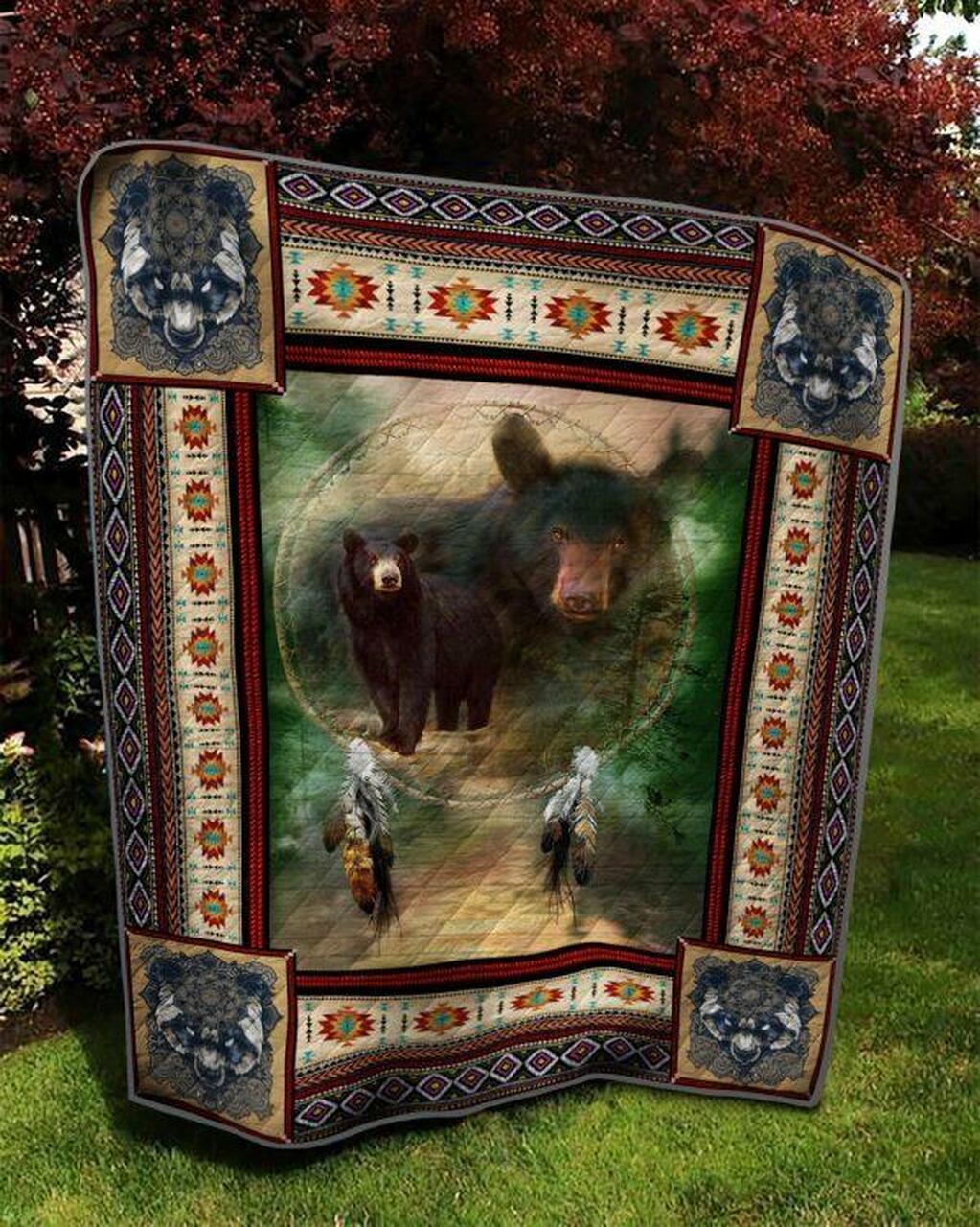 Imagination Bear Quilt Blanket Quilt