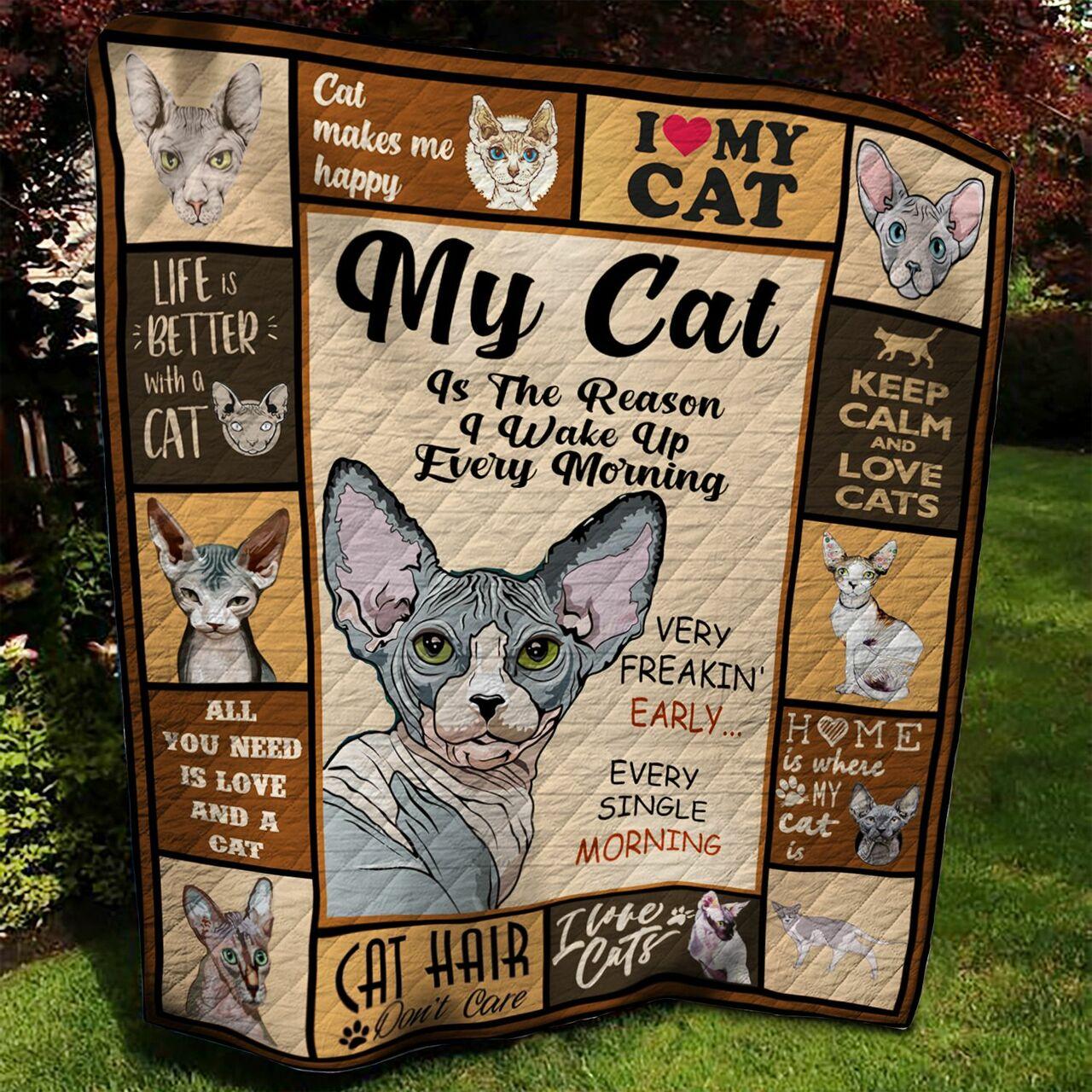 Sphynx Cat Quilt Blanket Bbb040640Ht
