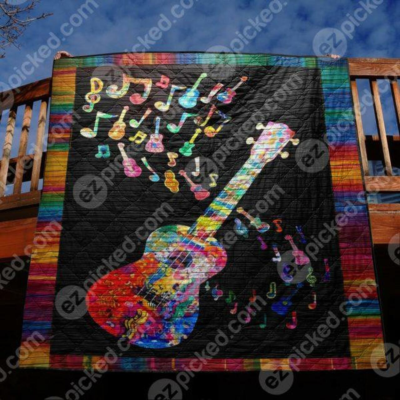 Gorg Guitar Quilt Blanket Tt99 Quilt