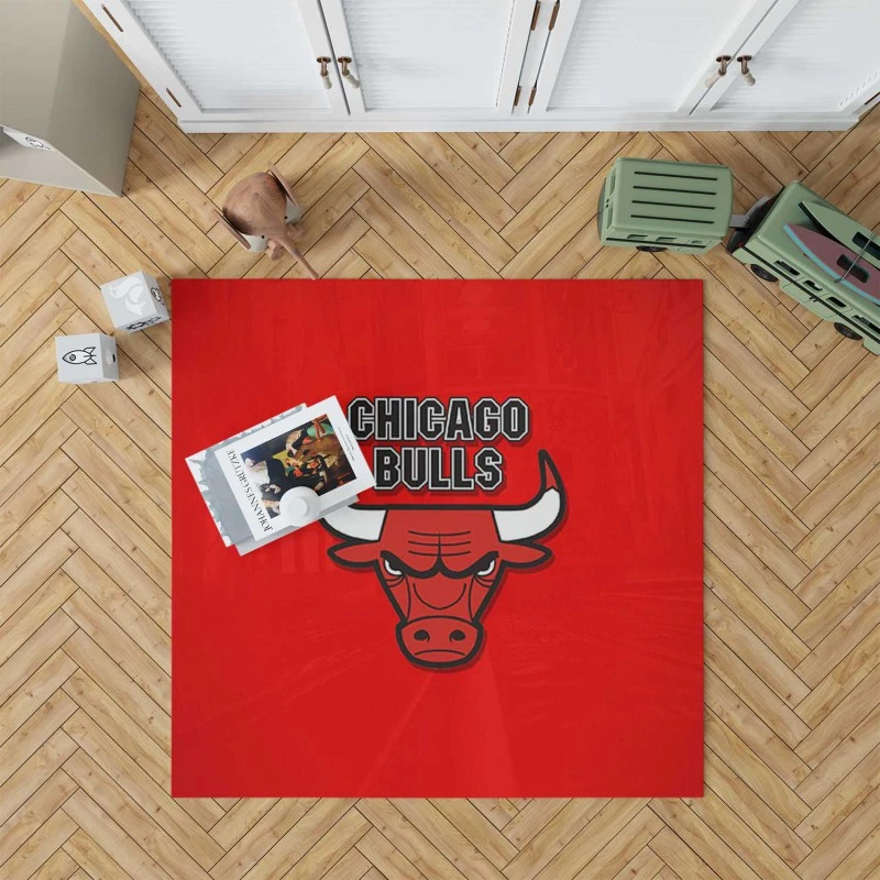 Popular Nba Basketball Team Chicago Bulls Rug