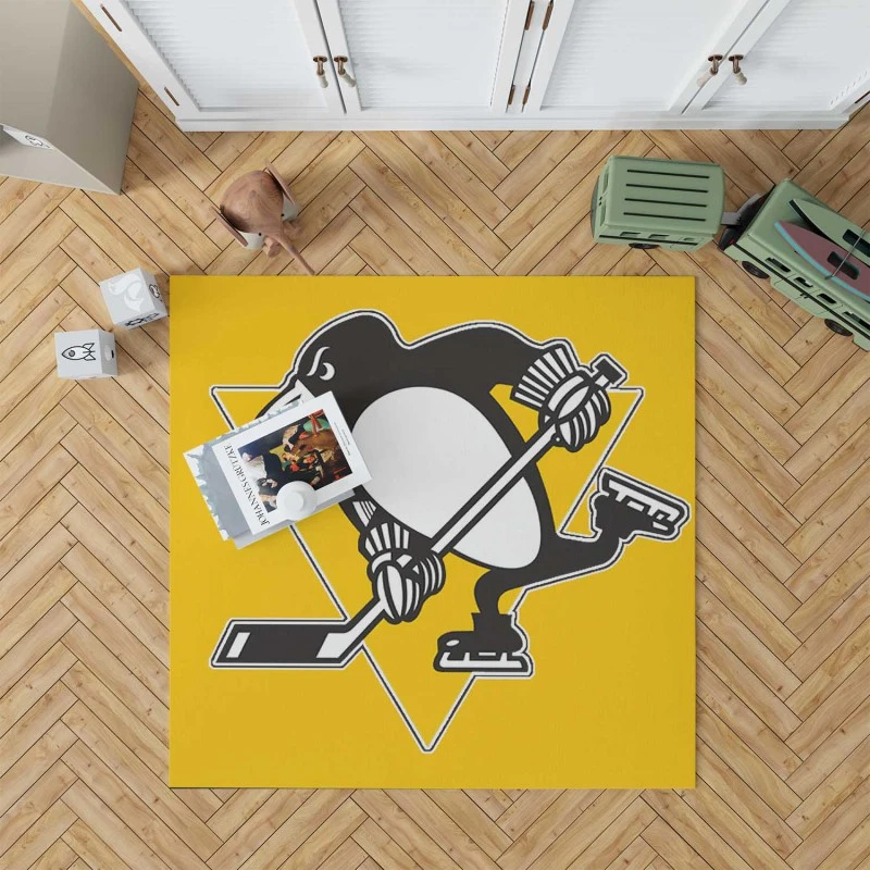 Pittsburgh Penguins Popular Nhl Club Rug