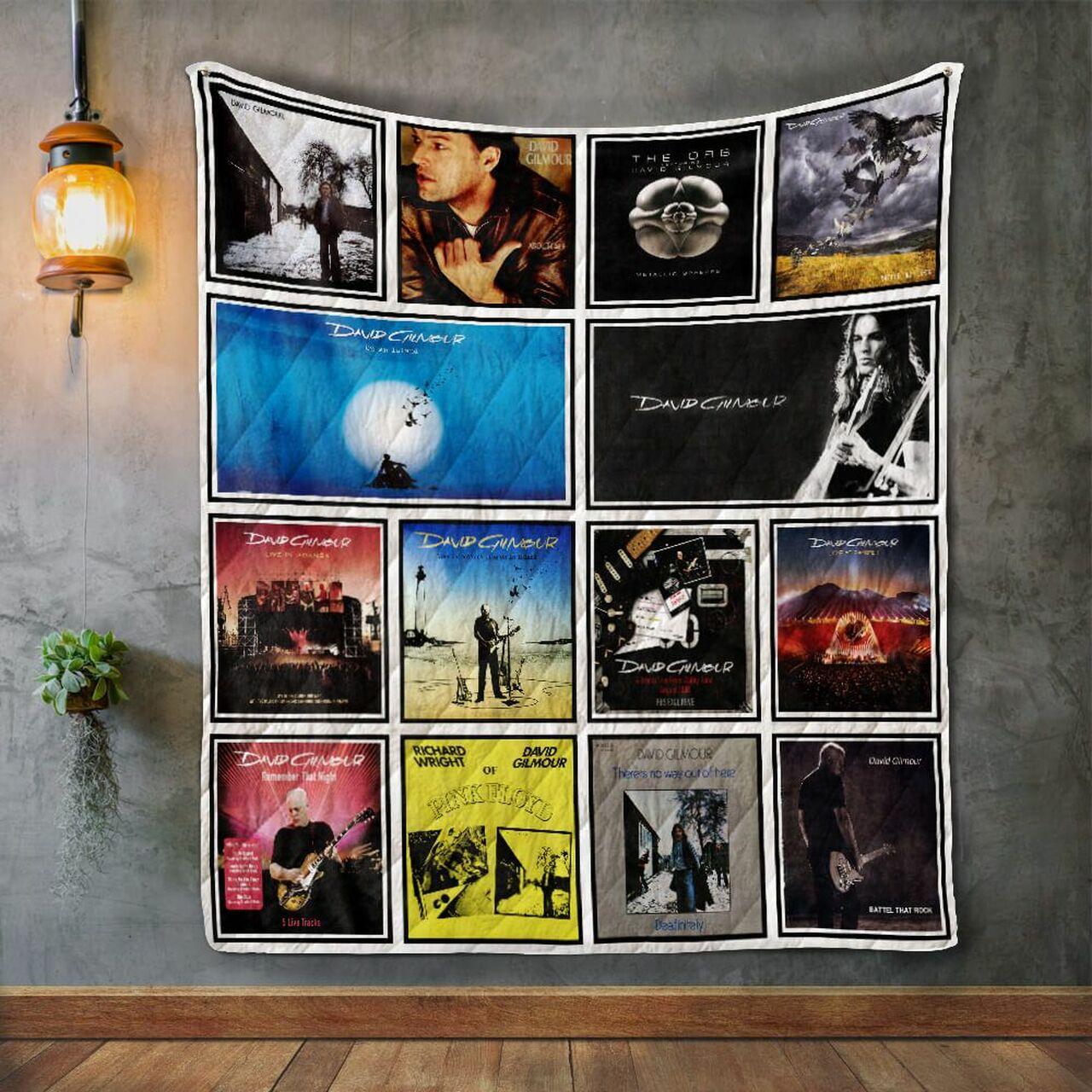 David Gilmour Album Co Quilt Blanket