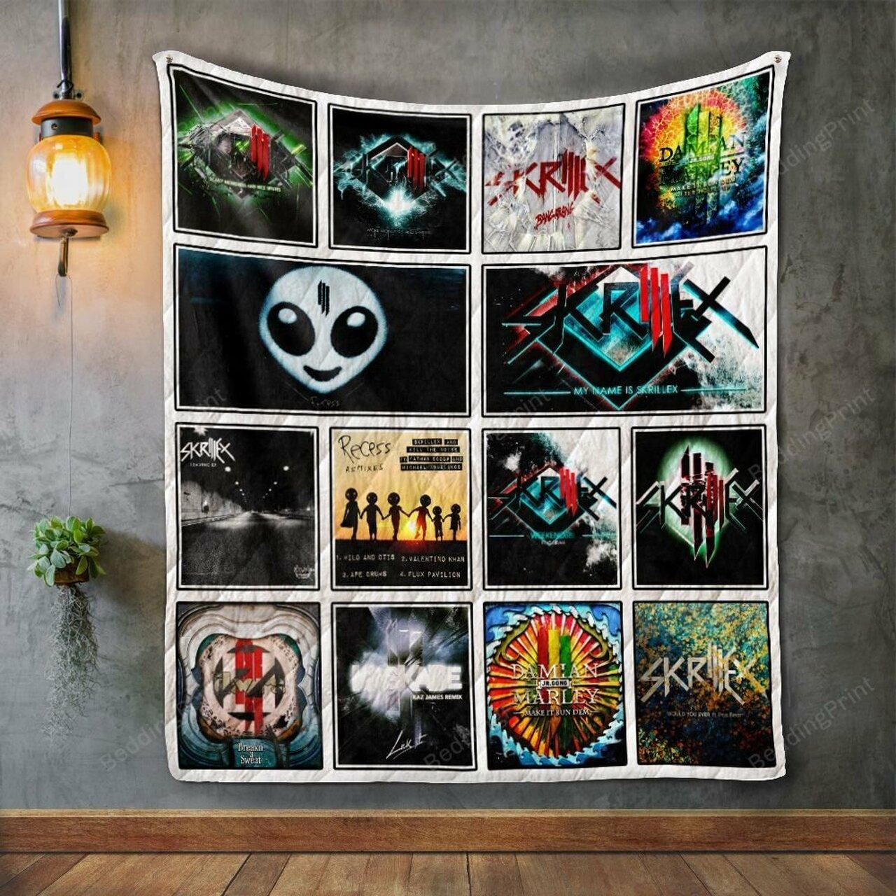 Skrillex Album Co Quilt Blanket