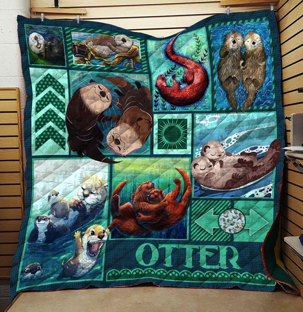 Otter Quilt Blanket Bbb210m