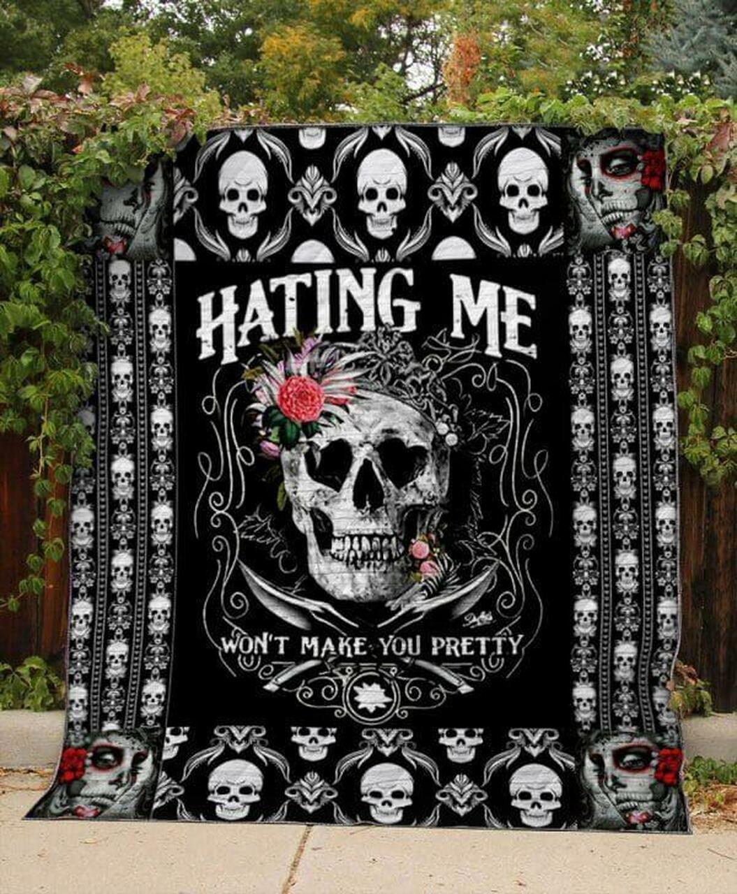 Hating kull Quilt Blanket Quilt