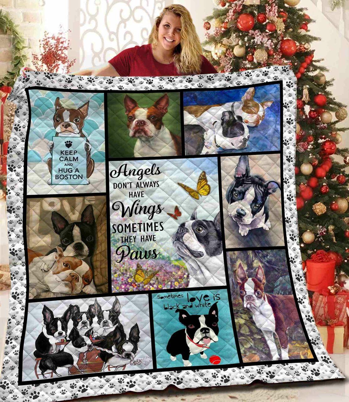 Boston Terrier Quilt Blanket Bbb071102Nb