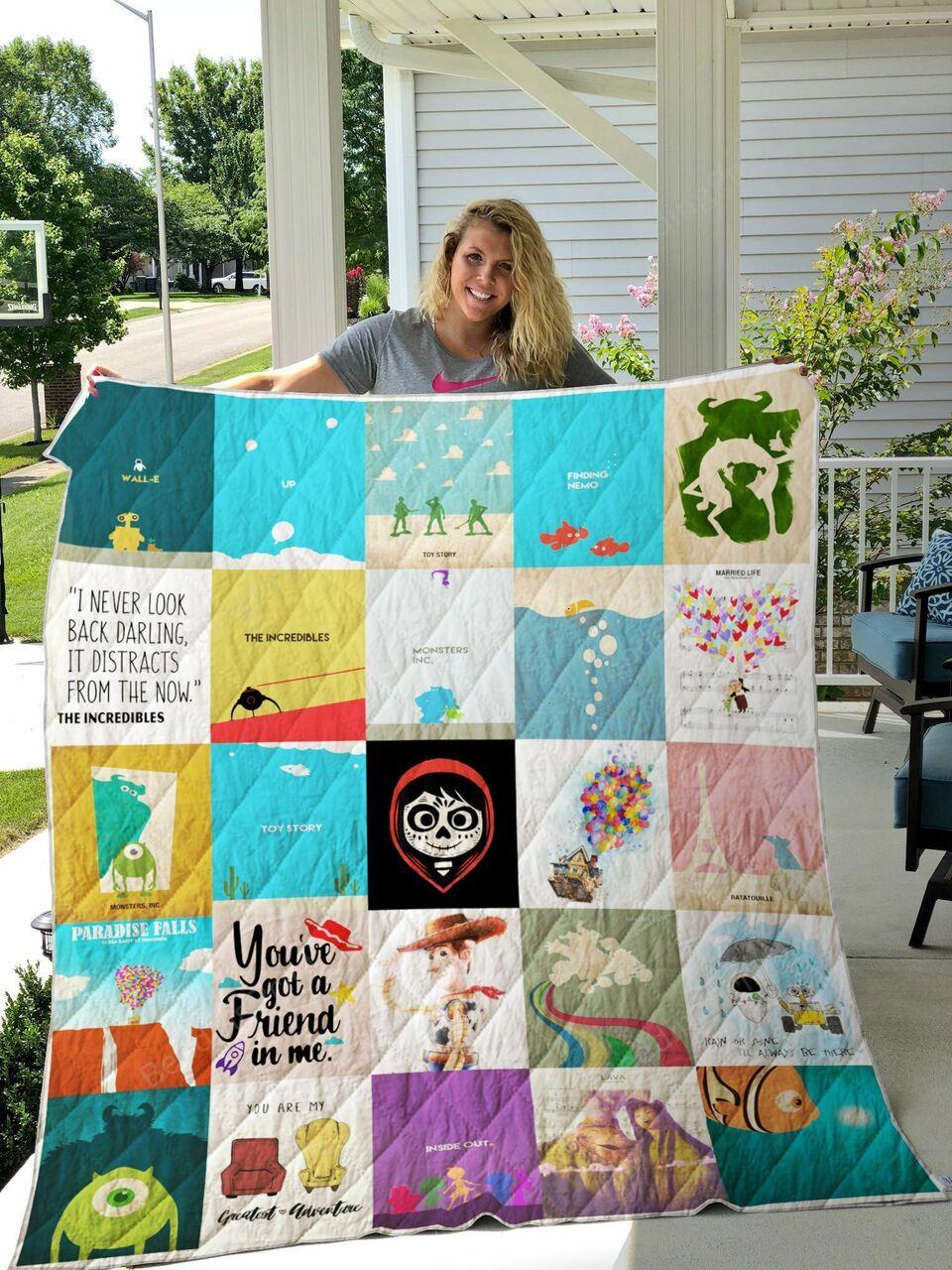 Pixar Quilt Blanket For