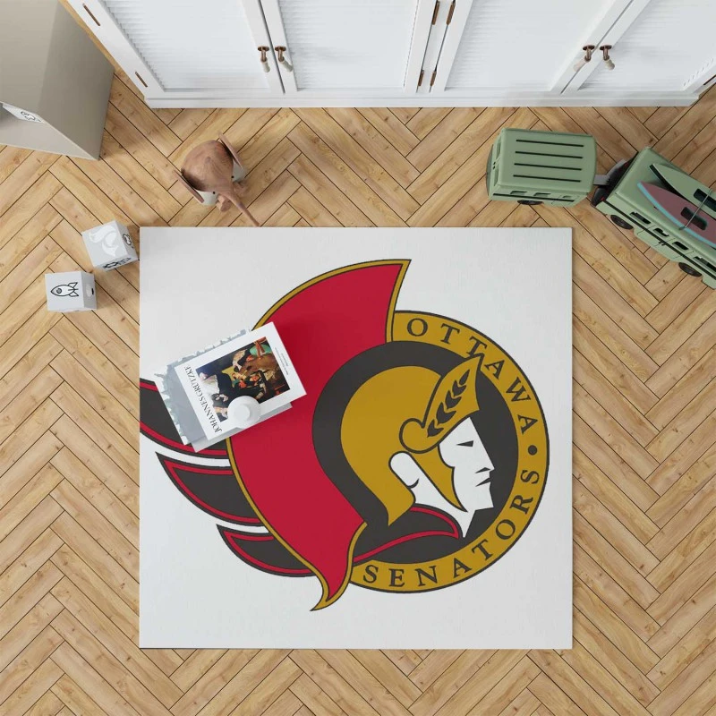 Ottawa Senators Popular Nhl Hockey Team Rug