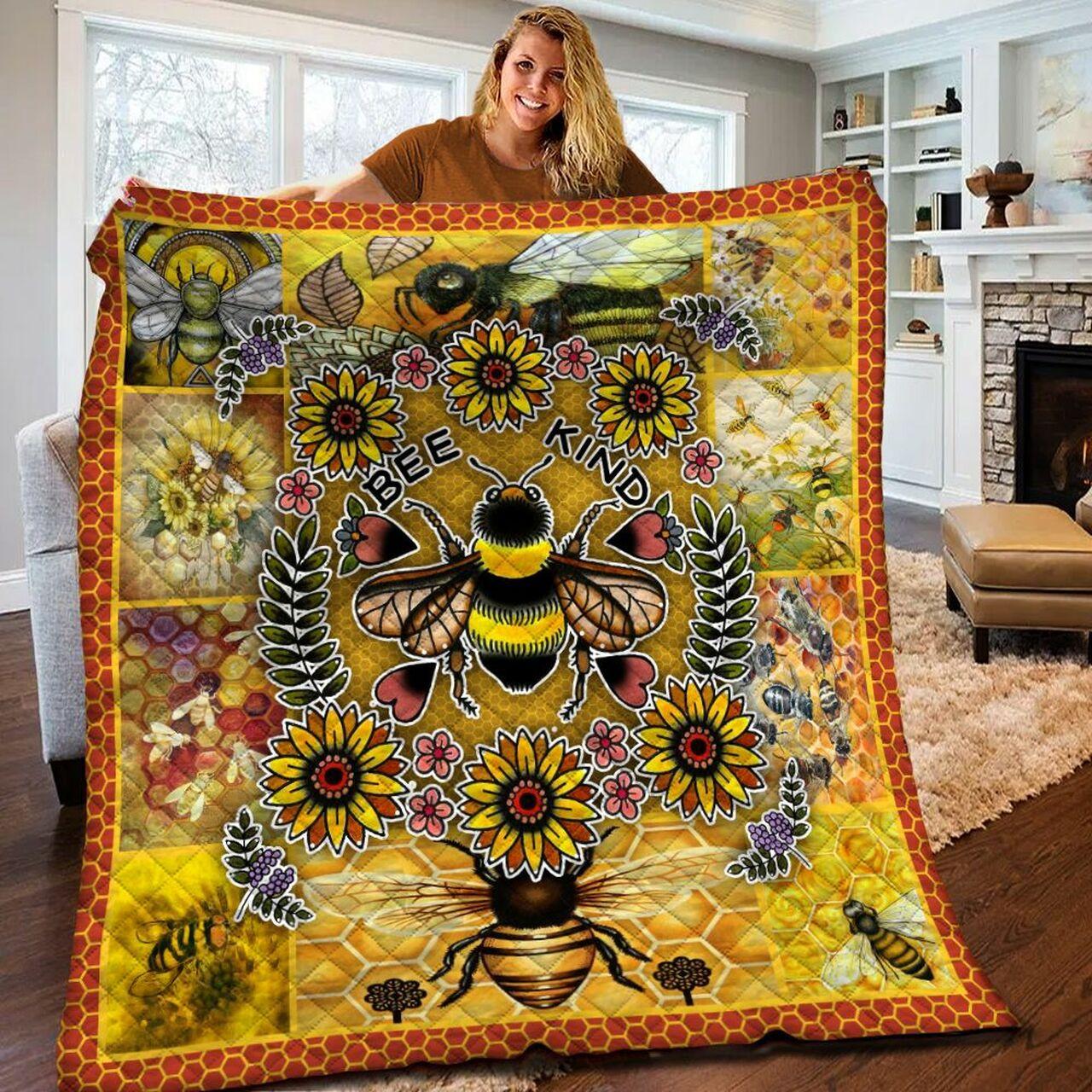 Bee Quilt Blanket Bbb070m