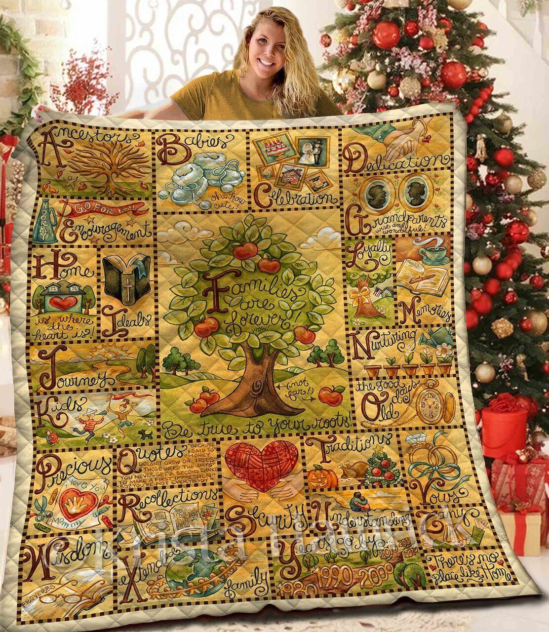 Family Quilt Blanket Bbb011116Mh