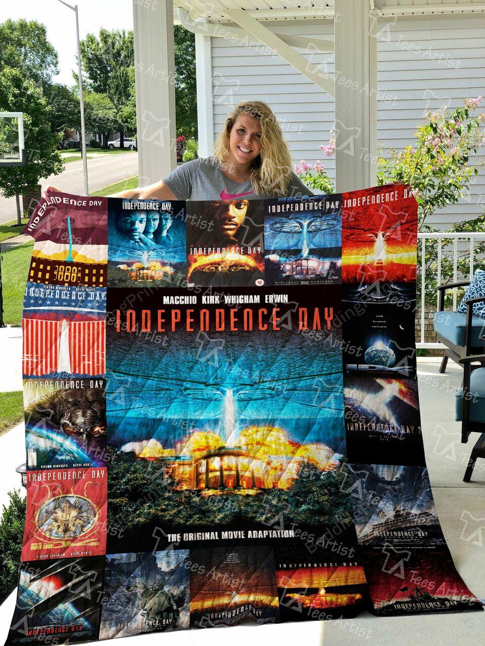Independence Day Quilt Blanket 0677