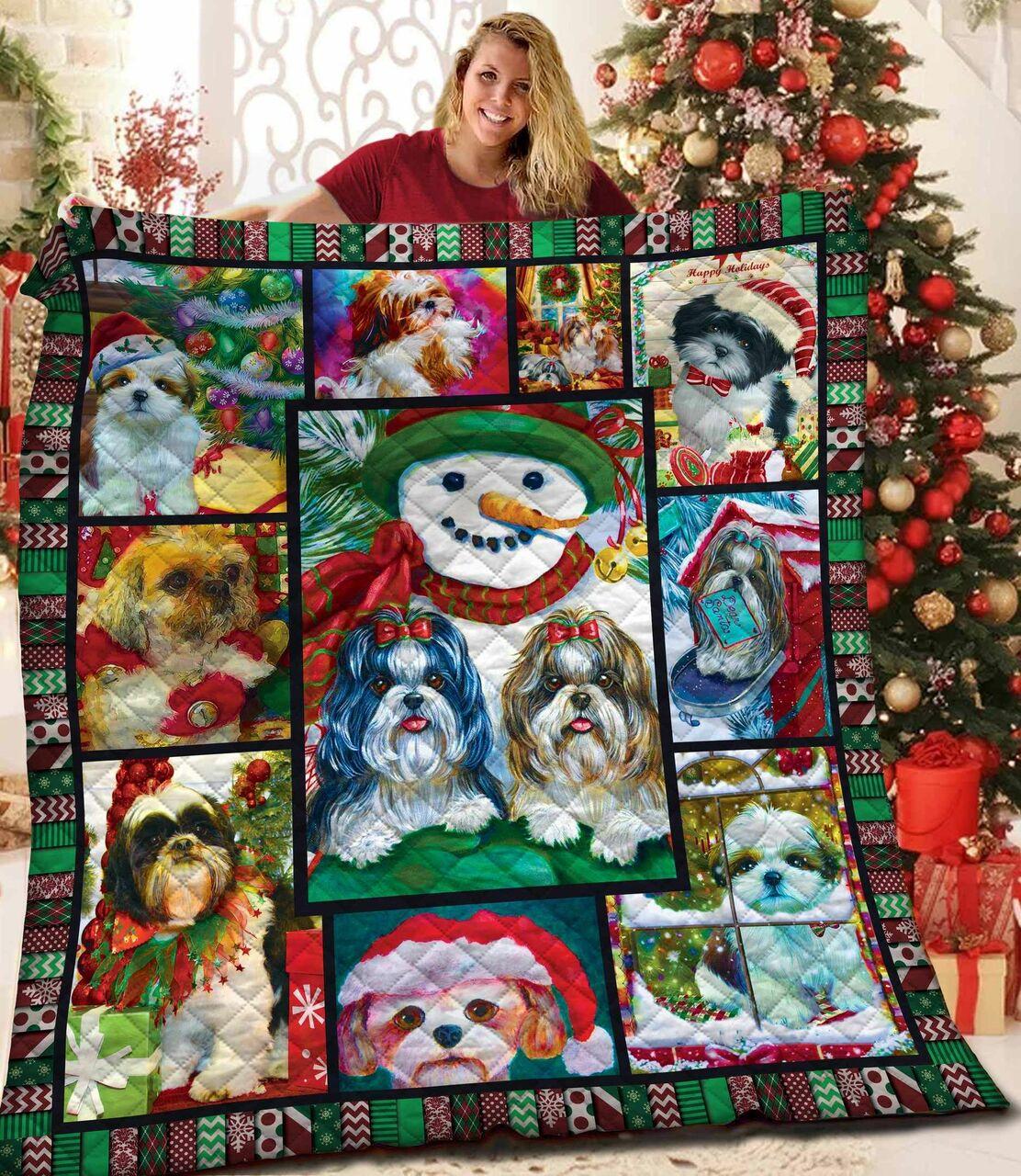 Shih Tzu C Quilt Blanket Bbb271115Mh
