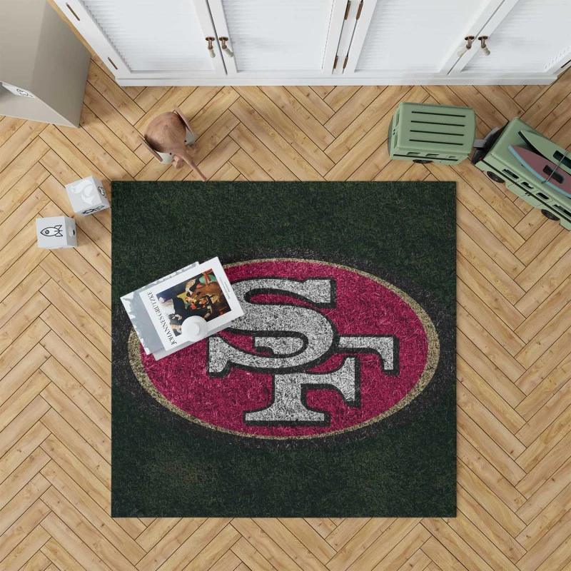 San Francisco 49Ers Nfl Football Player Rug