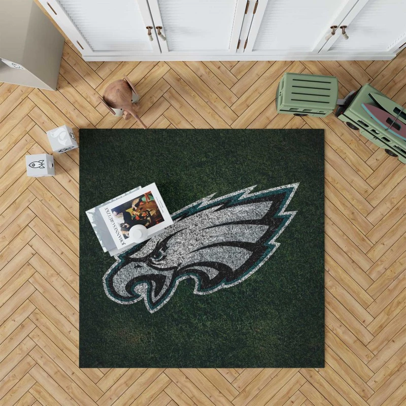 Spirited Nfl Football Player Philadelphia Eagles Rug