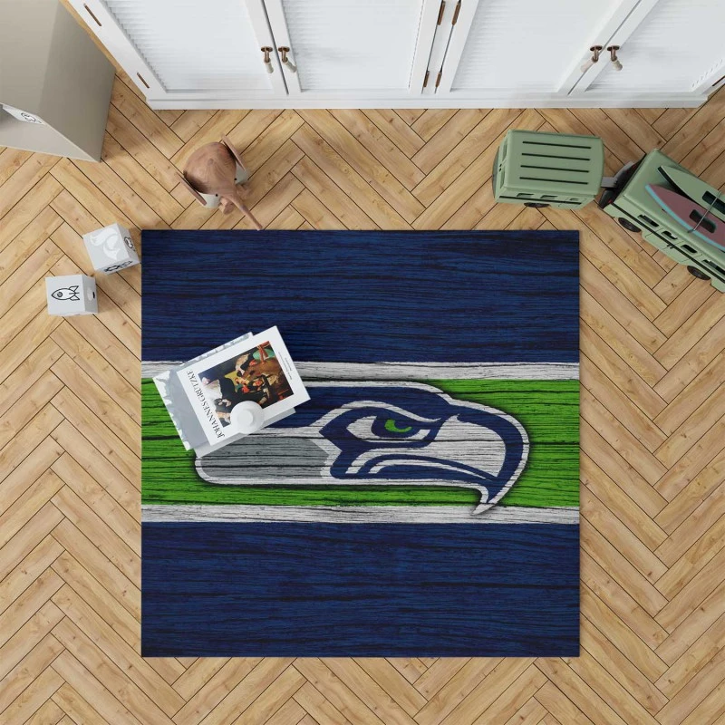 Seattle Seahawks Team Logo Rug