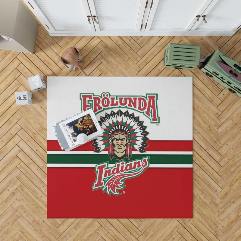 Fhc Golden Frolunda Indians Nhl Hockey Rug