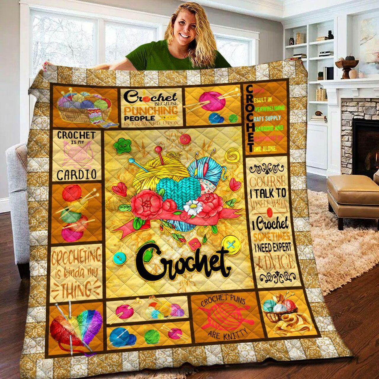 Crochet Quilt Blanket Bbb260369Db
