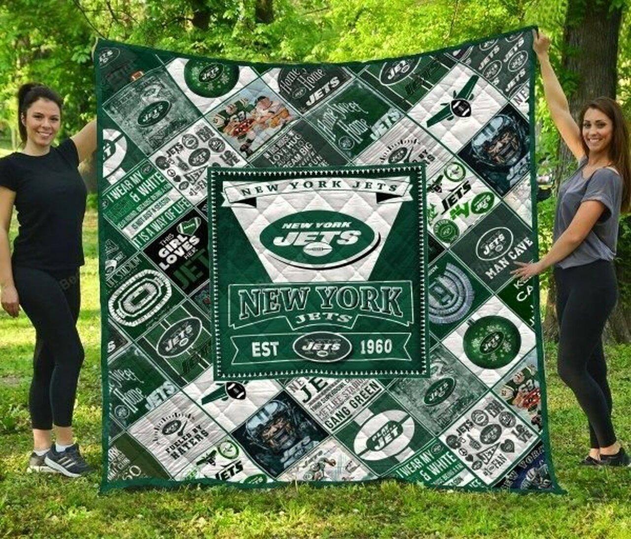New York Quilt Blanket Fan Made