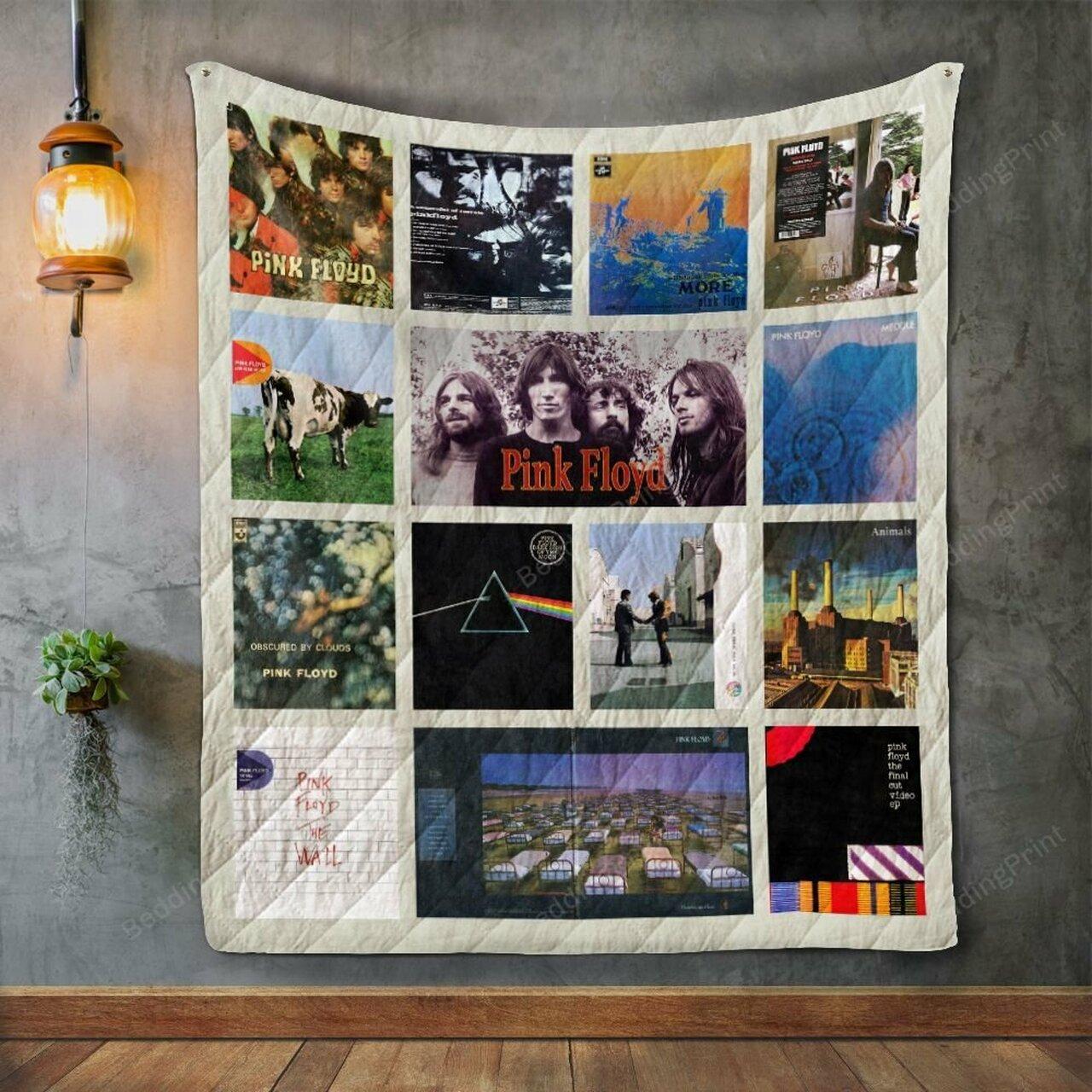 Pink Floyd Album Co Quilt Blanket