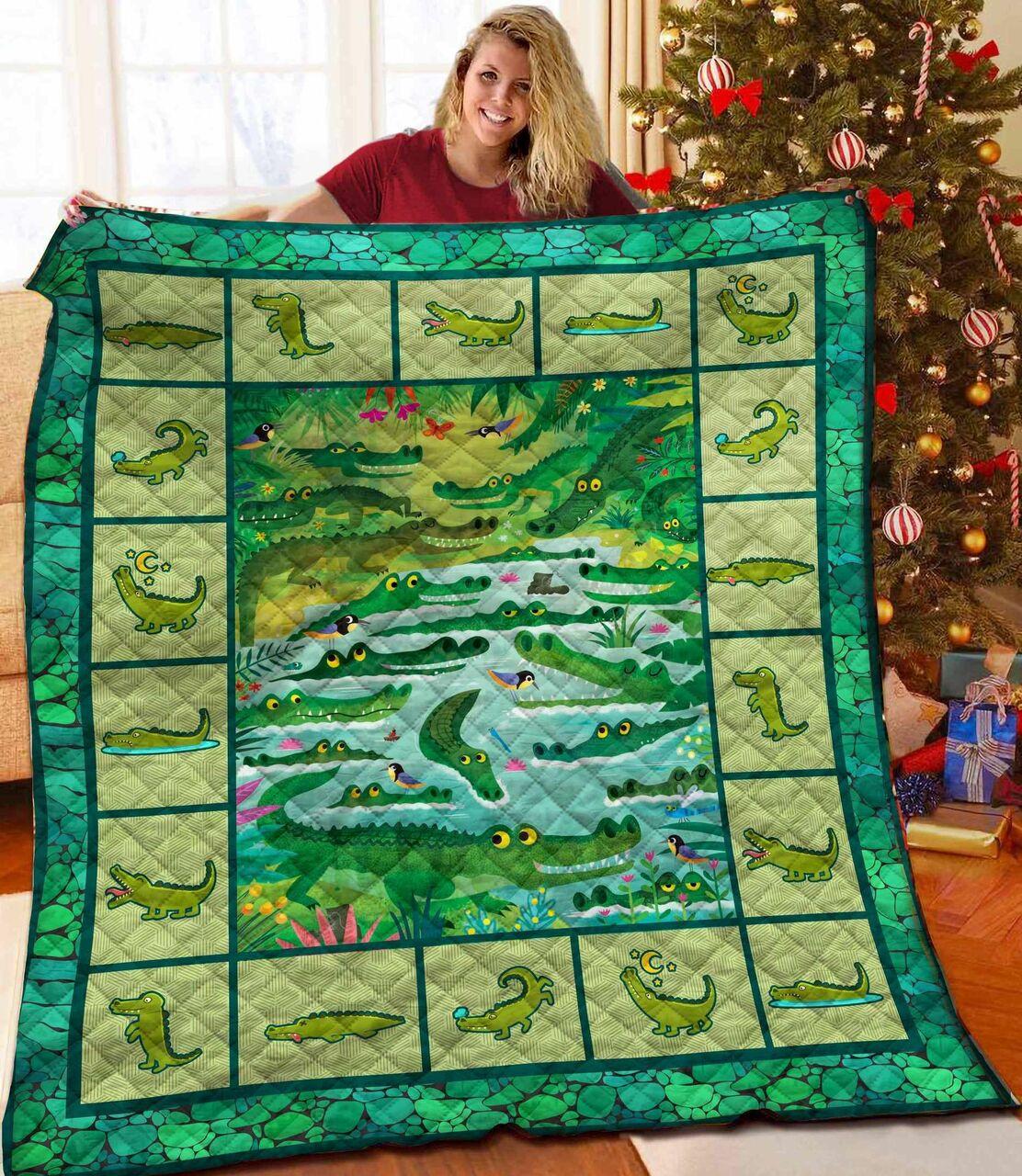 Alligator Quilt Blanket Bbb311016Ht