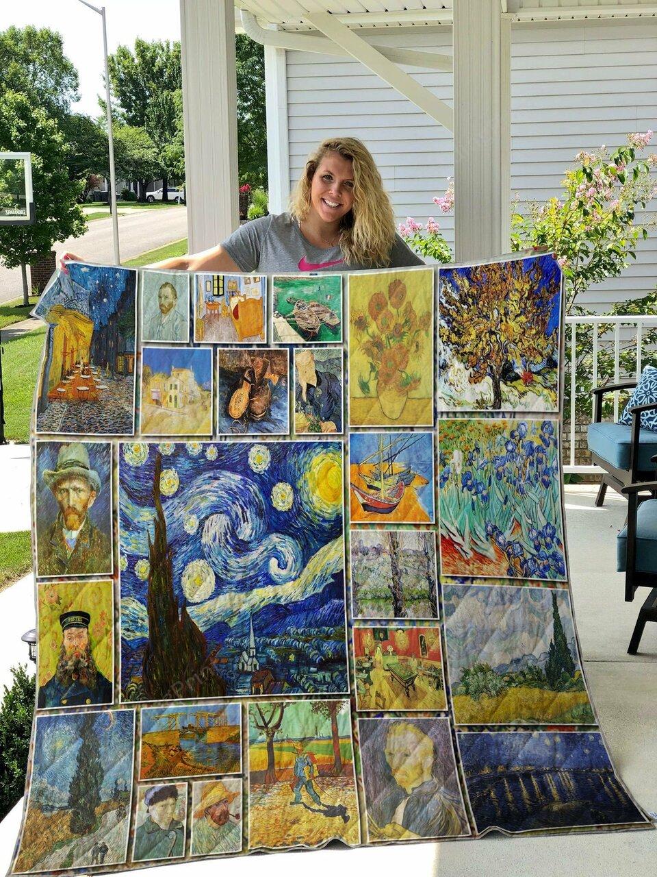 Van Gogh Collection Quilt Blanket