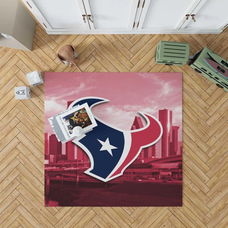 Houston Texans Popular Nfl Football Team Rug