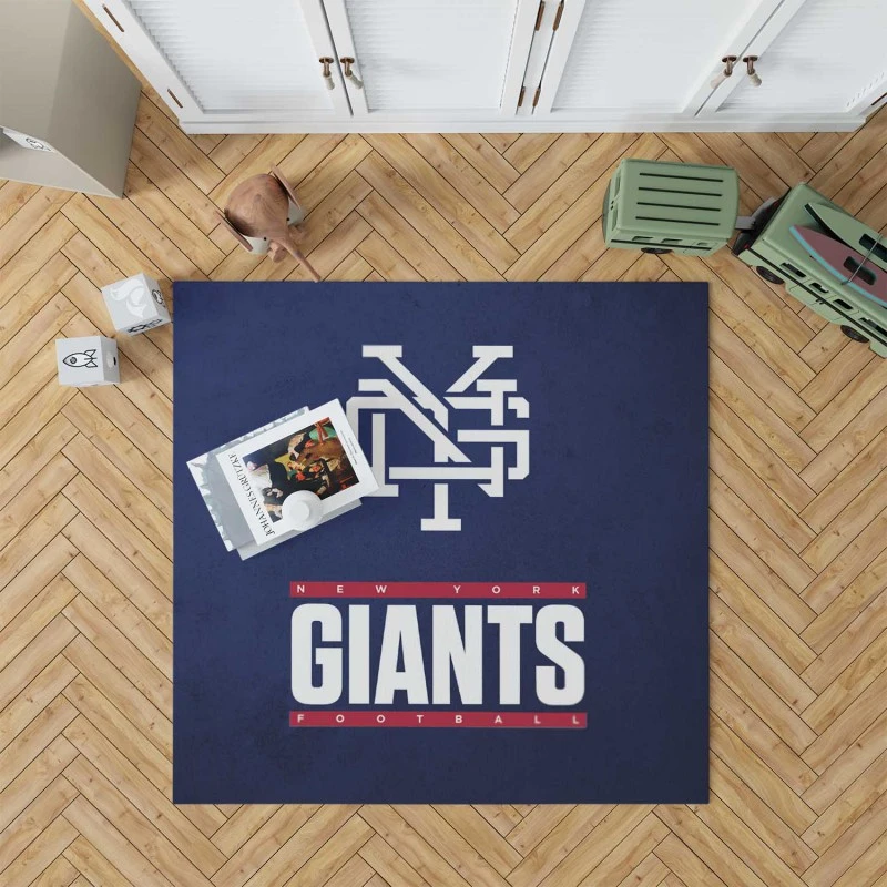 New York Giants Popular Nfl Football Team Rug