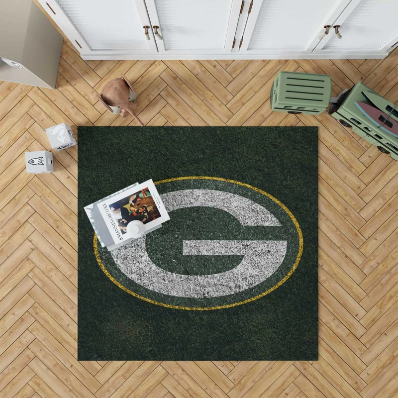 Green Bay Packers Professional American Football Club Rug
