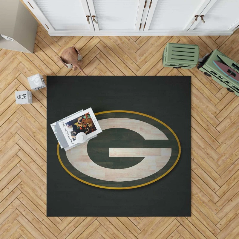 Green Bay Packers Popular Nfl Football Club Rug