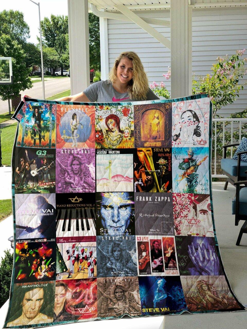 Steve Vai Al Coverter Quilt Blanket Ver 2