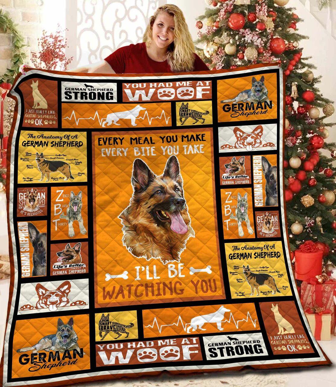 Germhepherd Quilt Blanket Bbb281m