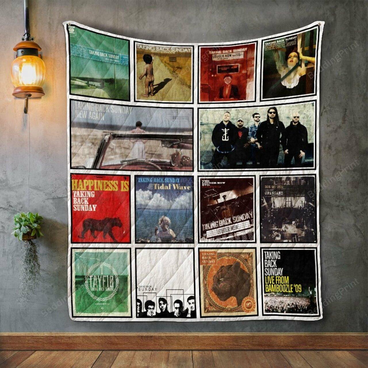 Taking Baunday Album Co Quilt Blanket