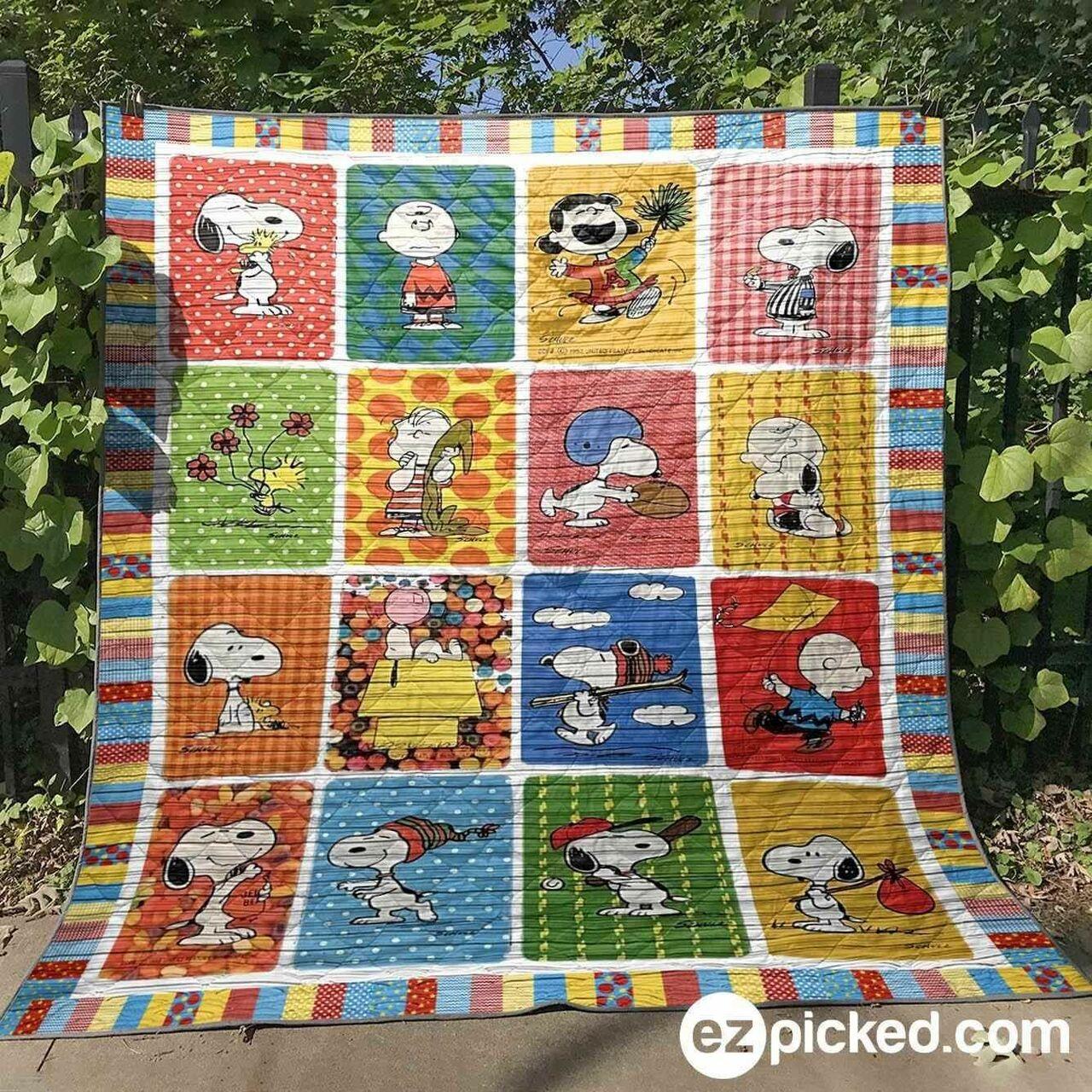 Snoopy 3 Blanket Th1607 Quilt