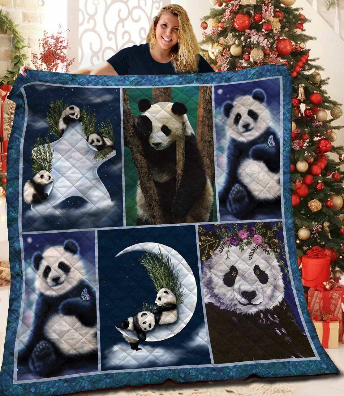 Panda Quilt Blanket Bbb251005Mh