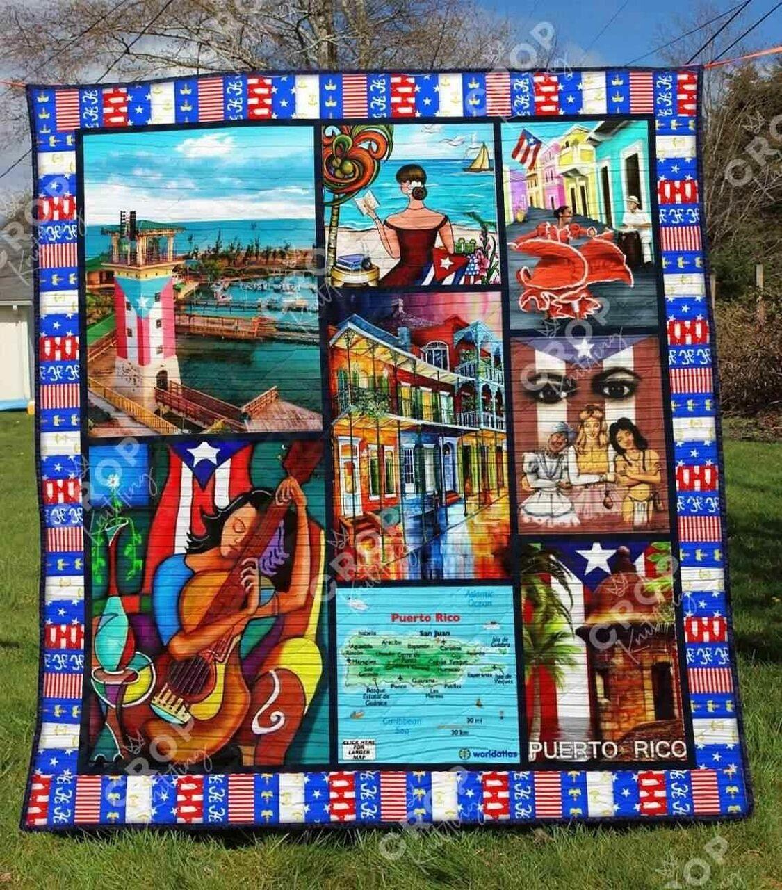 Puerto Rico Blanket Th1307 Quilt
