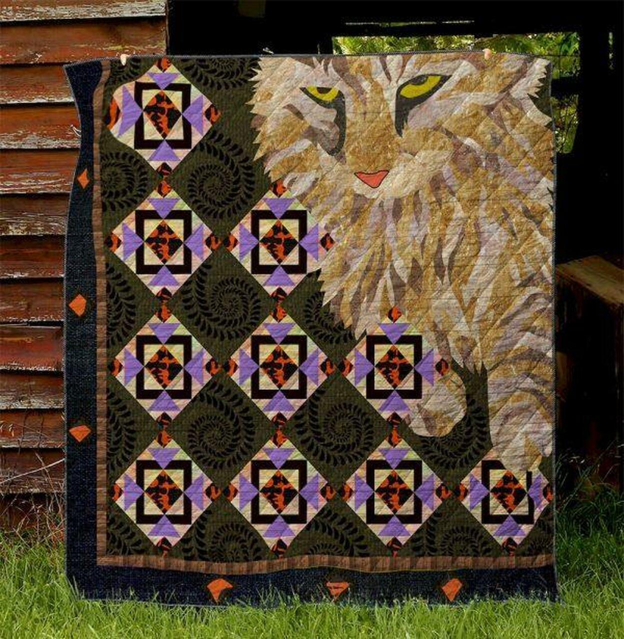 Fastid Cat Quilt Blanket Quilt