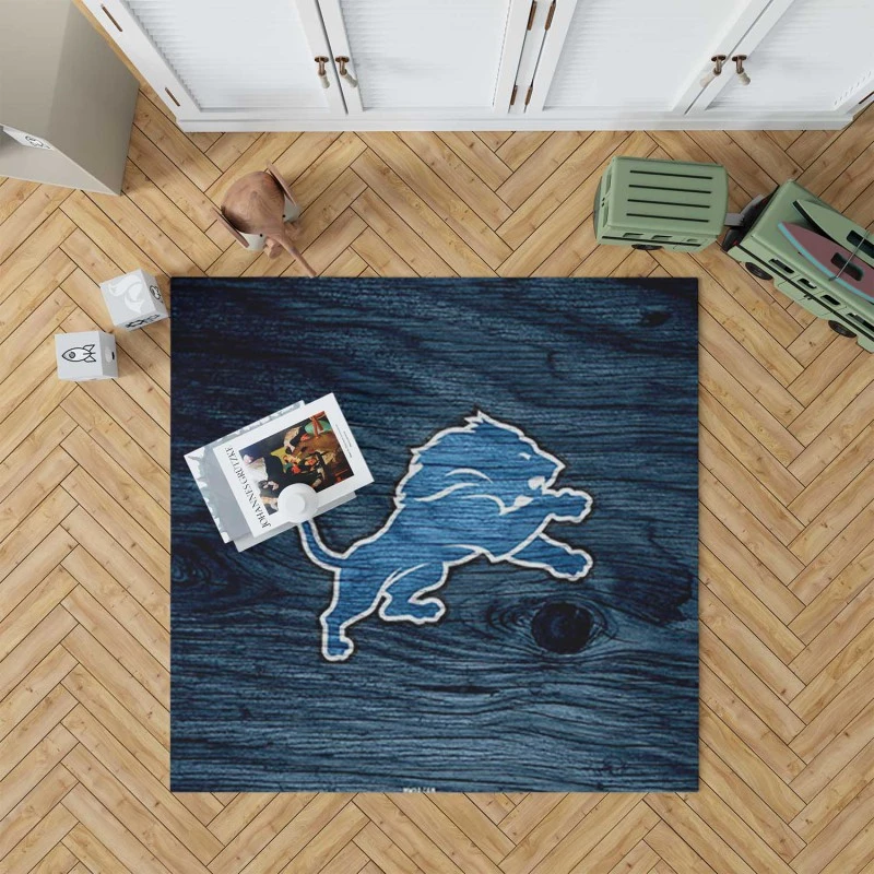Detroit Lions Exellelant Nfl Football Team Rug