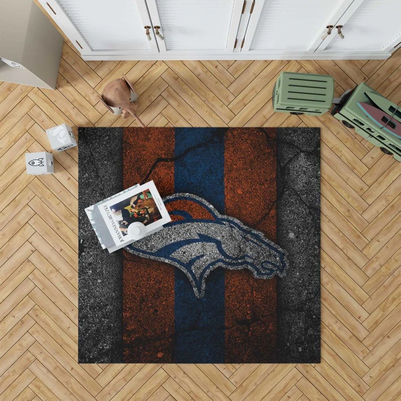 Popular Nfl Club Denver Broncos Rug
