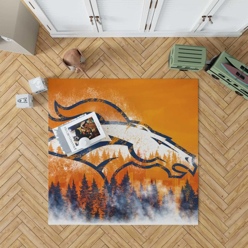 Nfl Denver Broncos Super Bowl Champions Rug