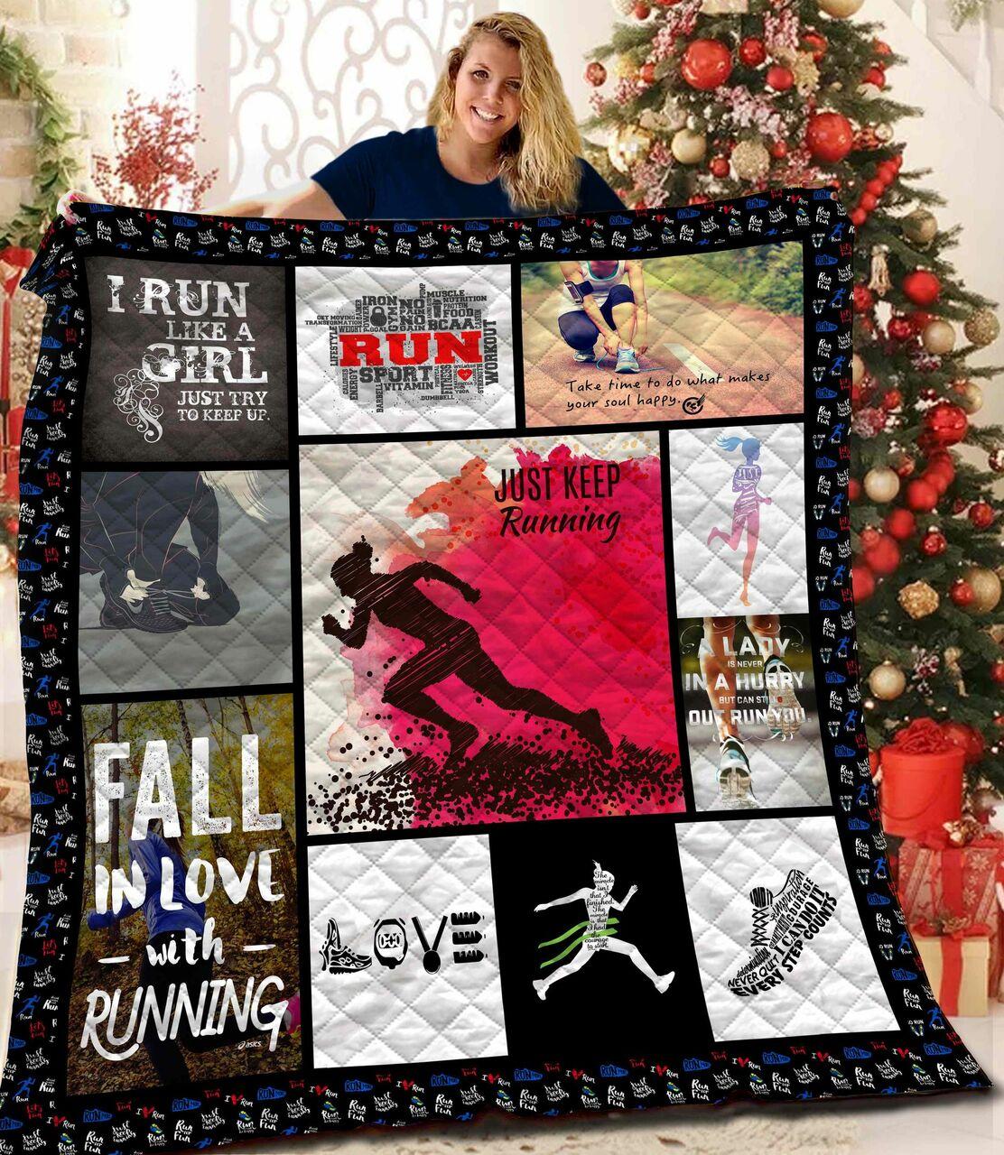 Running Quilt Blanket Bbb241020Nb