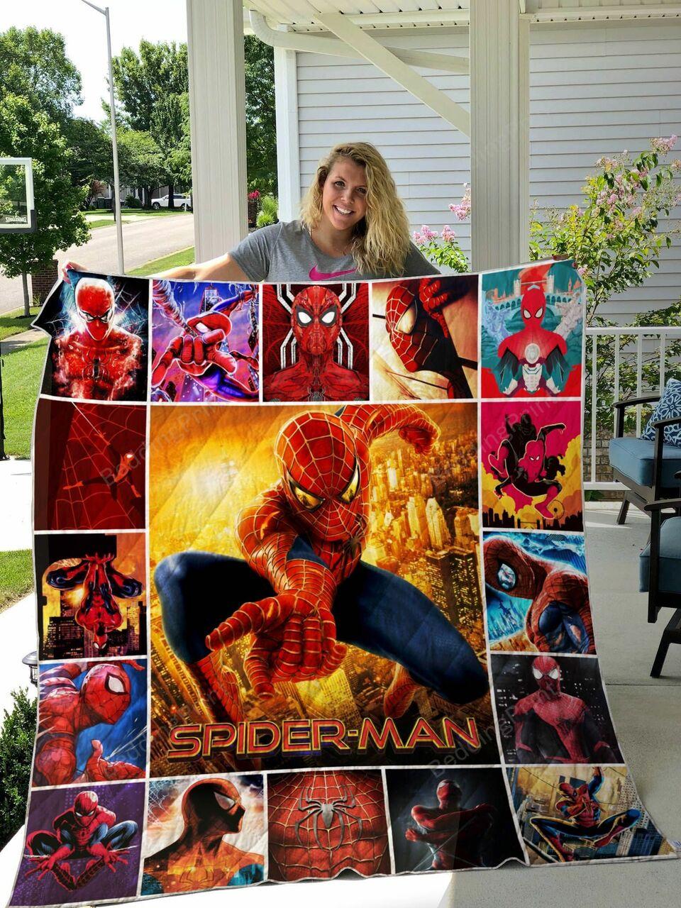 Spider Man Aeason Size Quilt Blanket Ver 2