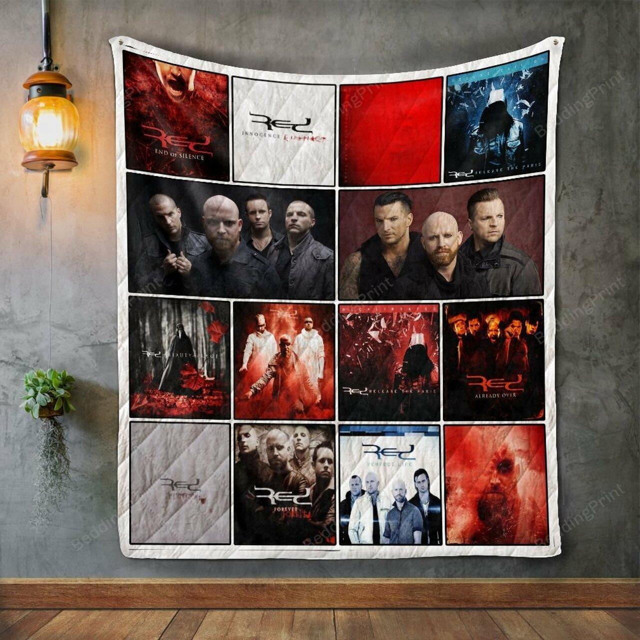 Red Album Co Quilt Blanket