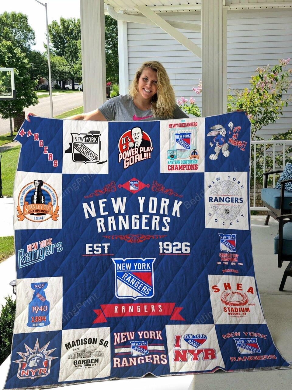 New York Ran Quilt Blanket 01